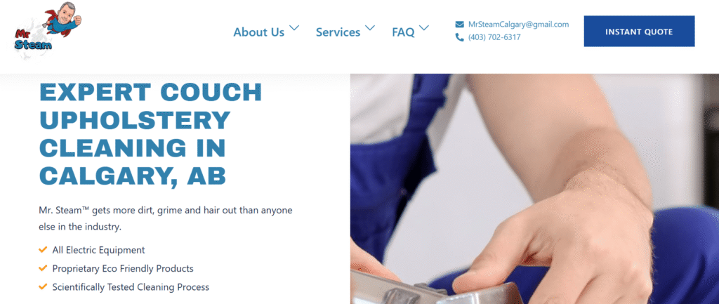 Upholstery Cleaning in Calgary