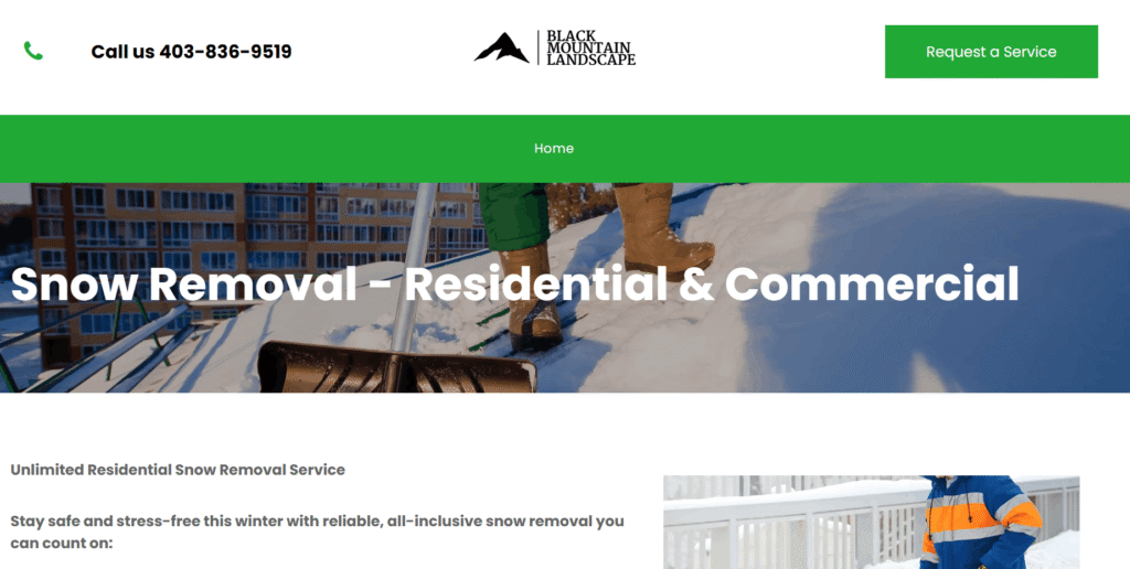 snow removal in Calgary