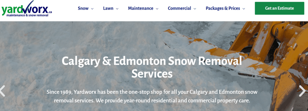 snow removal in Calgary