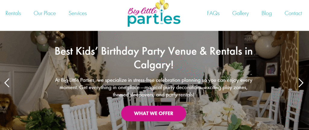 Kids Birthday Party Venues in Calgary