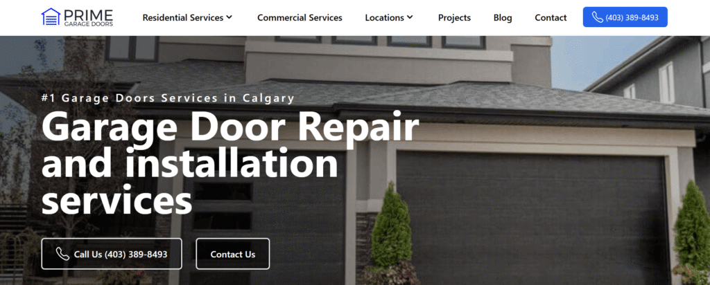Garage Door Installation in Calgary