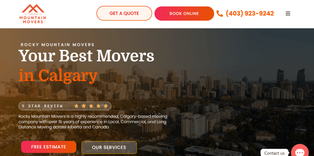 moving companies in Calgary
