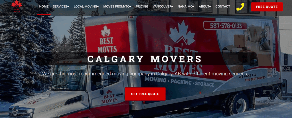 moving companies in Calgary