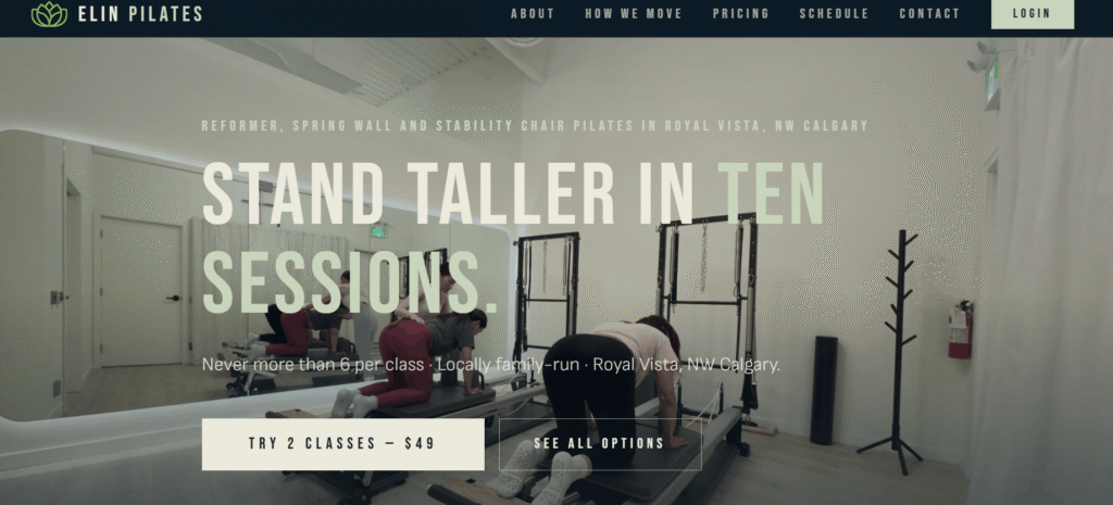 pilates studios in Calgary